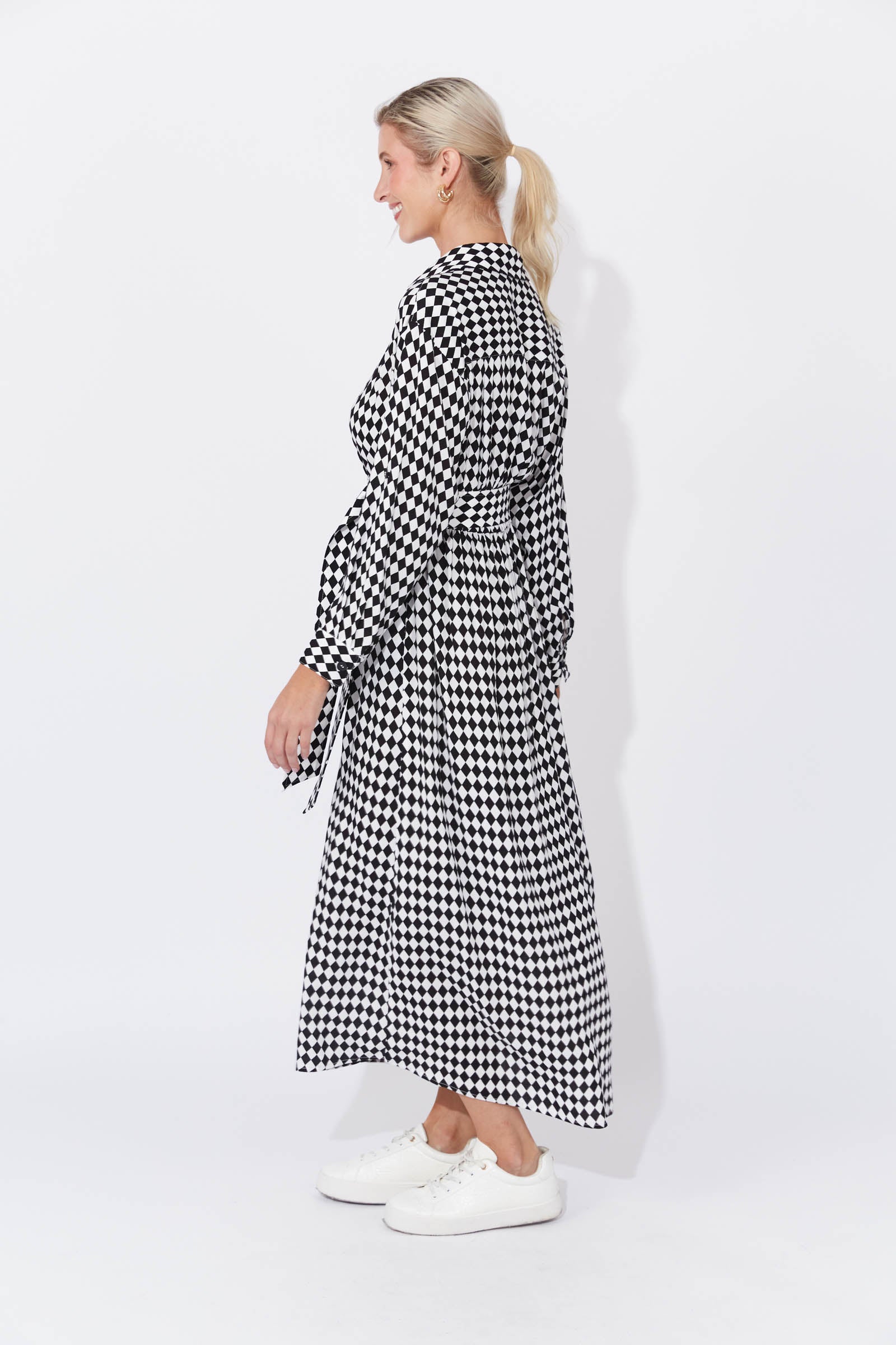 Casablanca Dress - White/Kohl