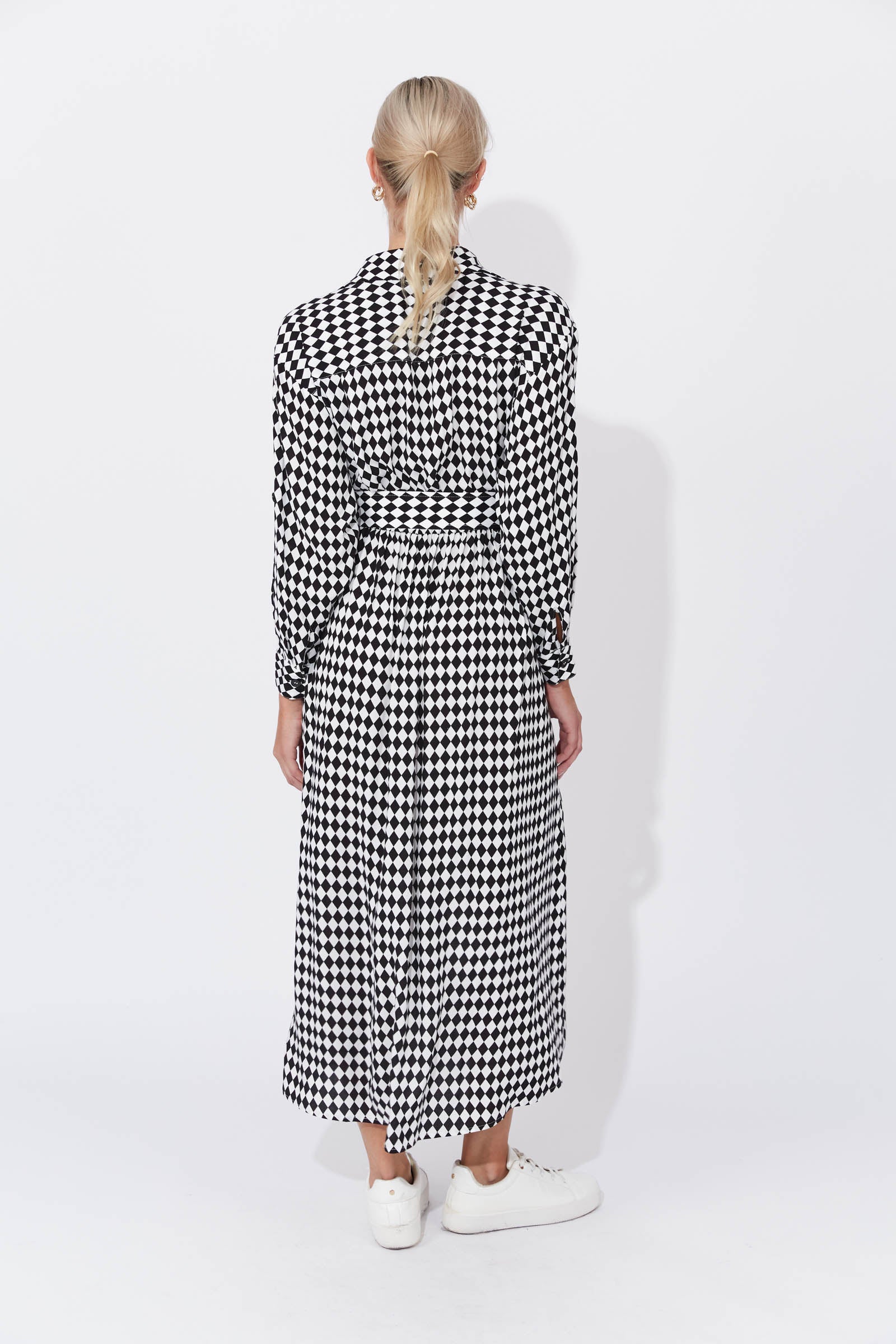 Casablanca Dress - White/Kohl