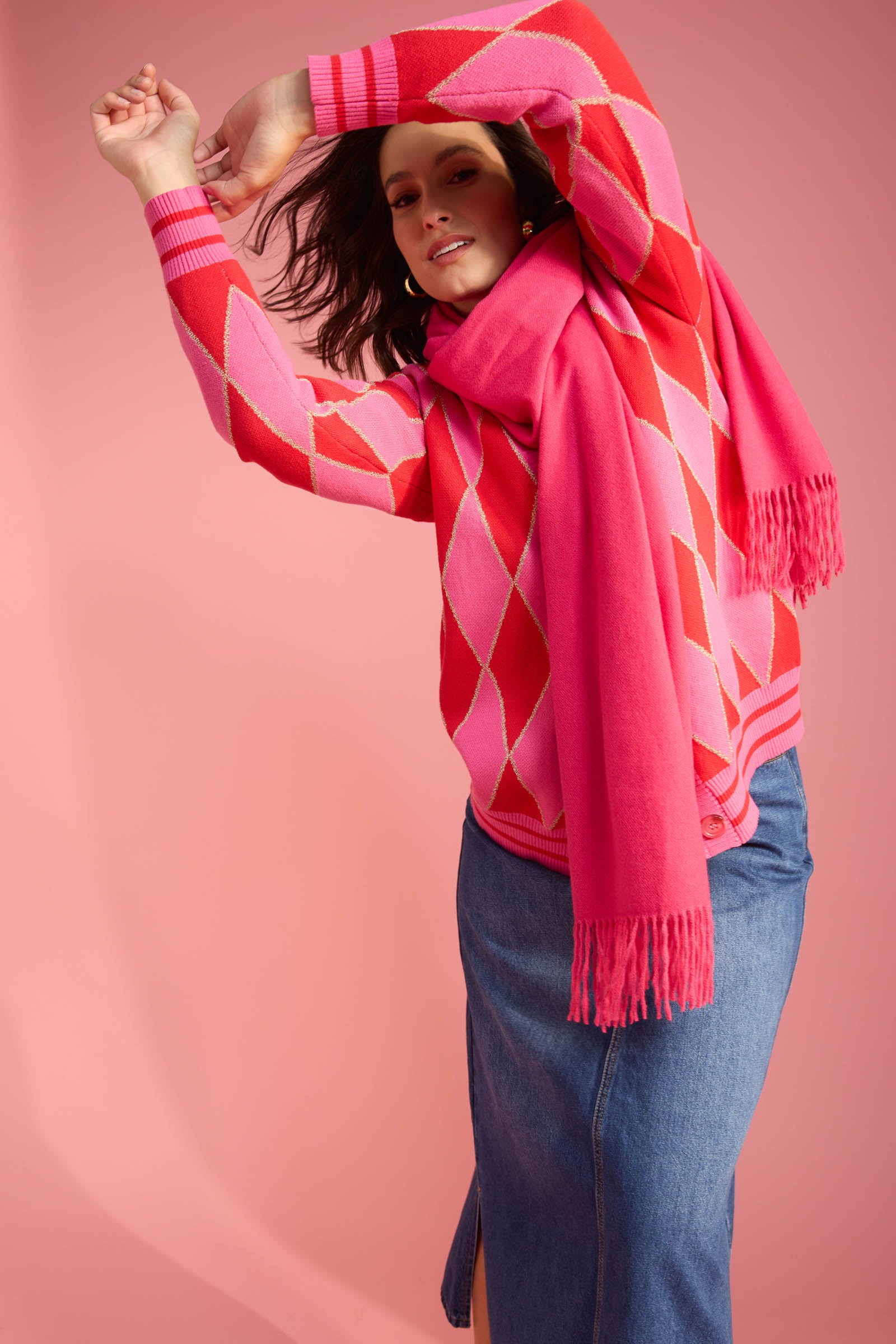 Vanuatu Scarf - Pink