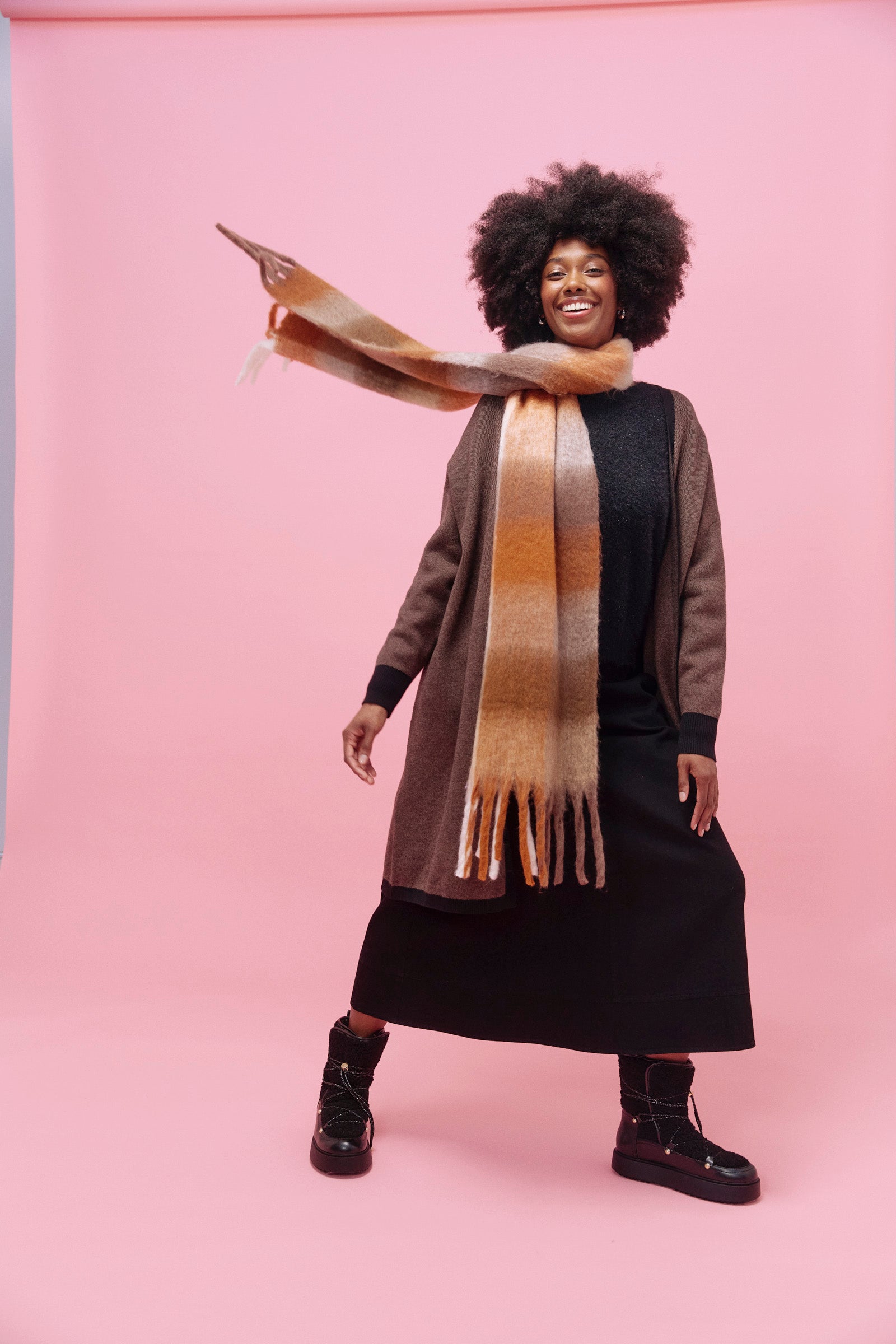 Monterosa Cardigan - Brown