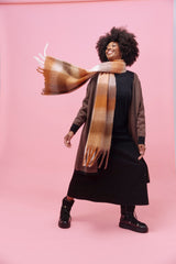 Niseko Check Scarf - Tan