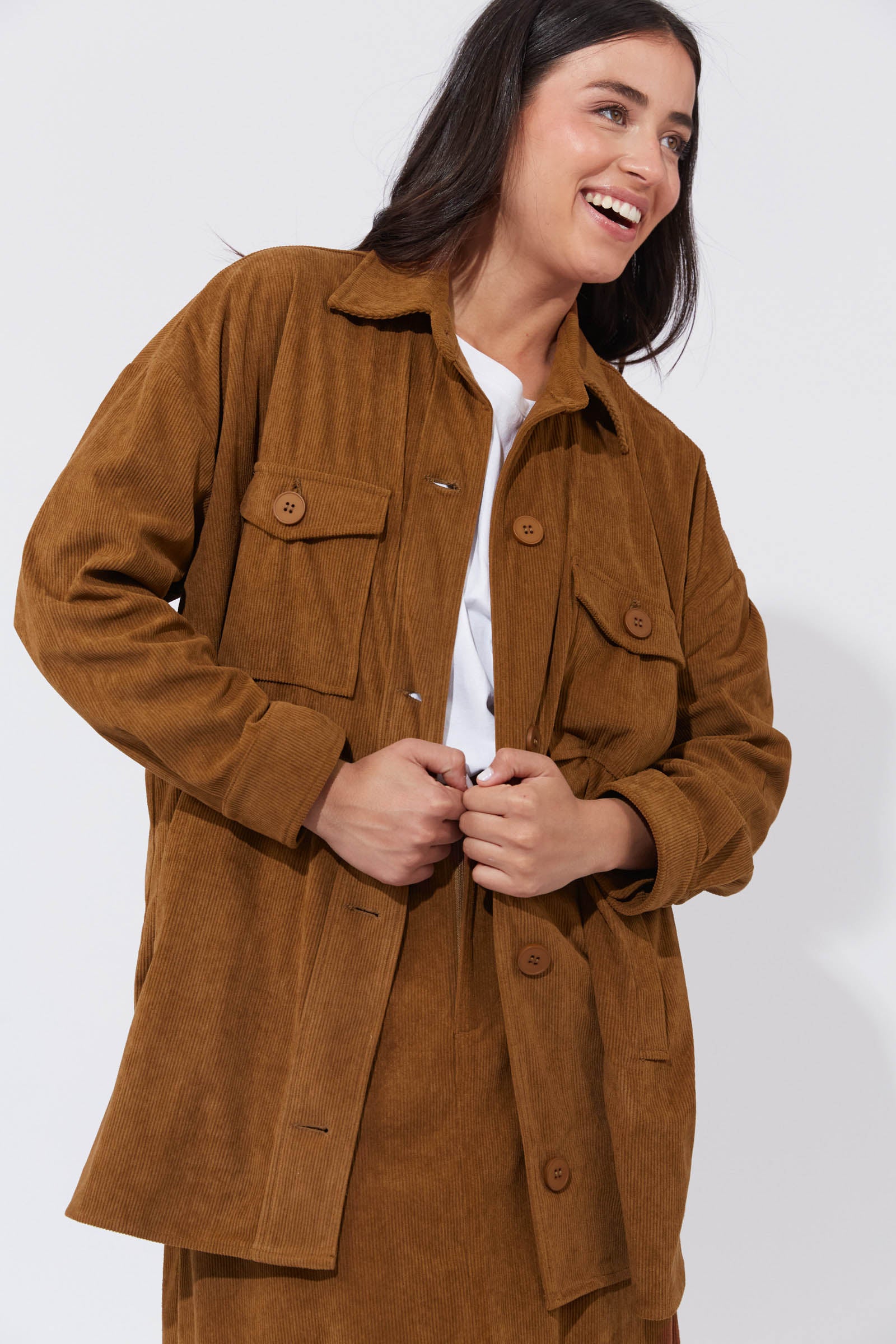 Nashville Shacket - Dune