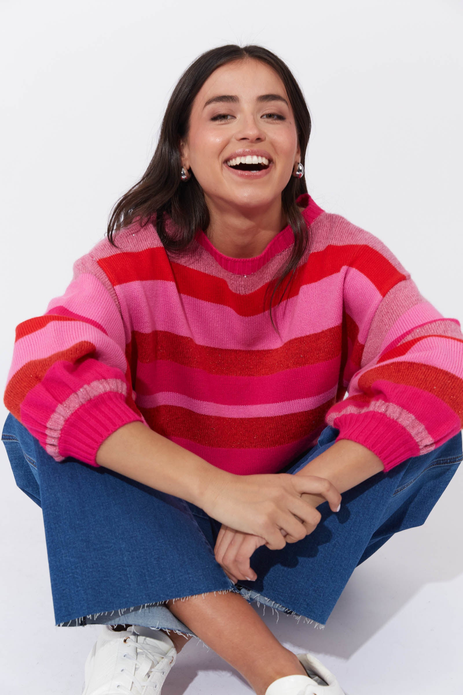 Yuma Jumper - Chilli/Pink