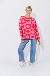 Maui Jumper - Chilli/Pink