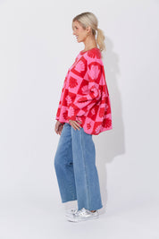 Maui Jumper - Chilli/Pink