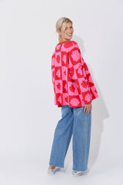 Maui Jumper - Chilli/Pink