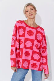 Maui Jumper - Chilli/Pink