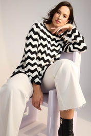 Marrakesh Jumper - White/Kohl