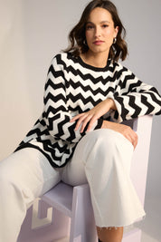 Marrakesh Jumper - White/Kohl