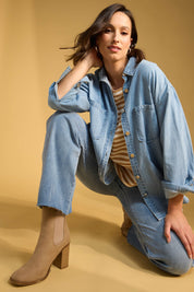 Austin Denim Shirt - Denim