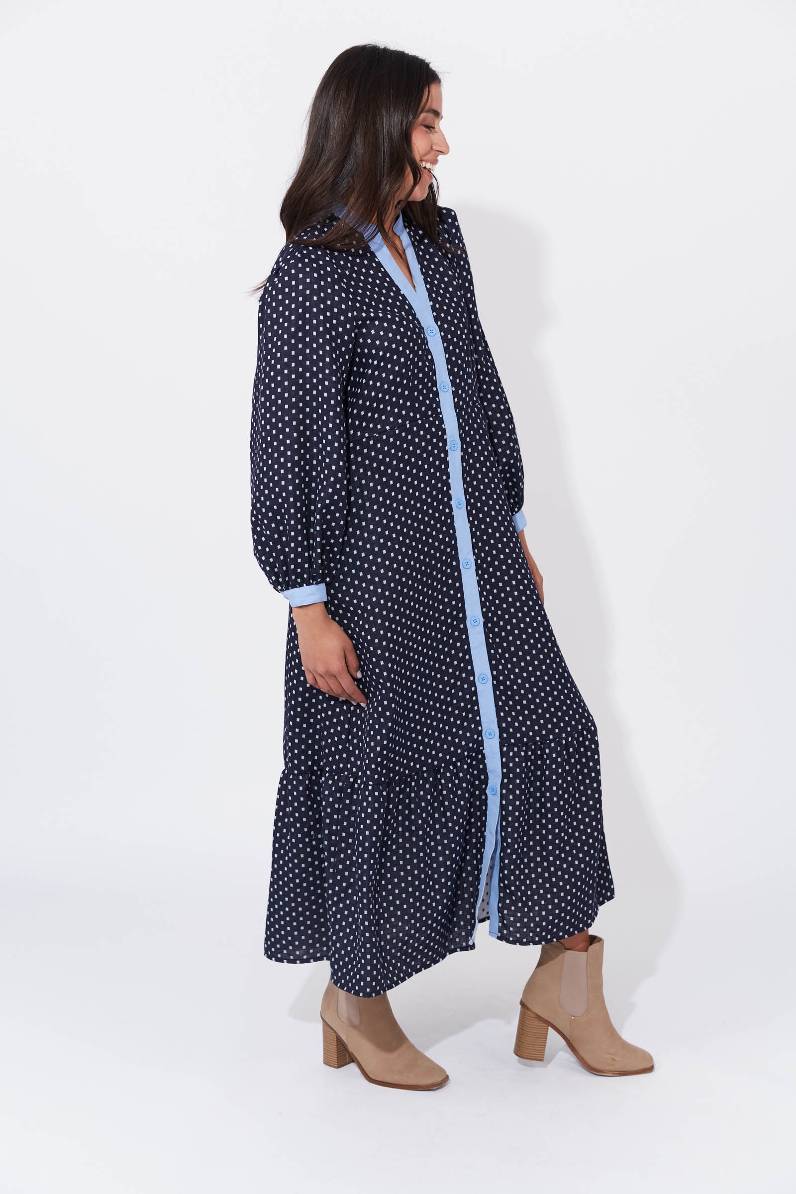 Vanuatu Dress - Navy