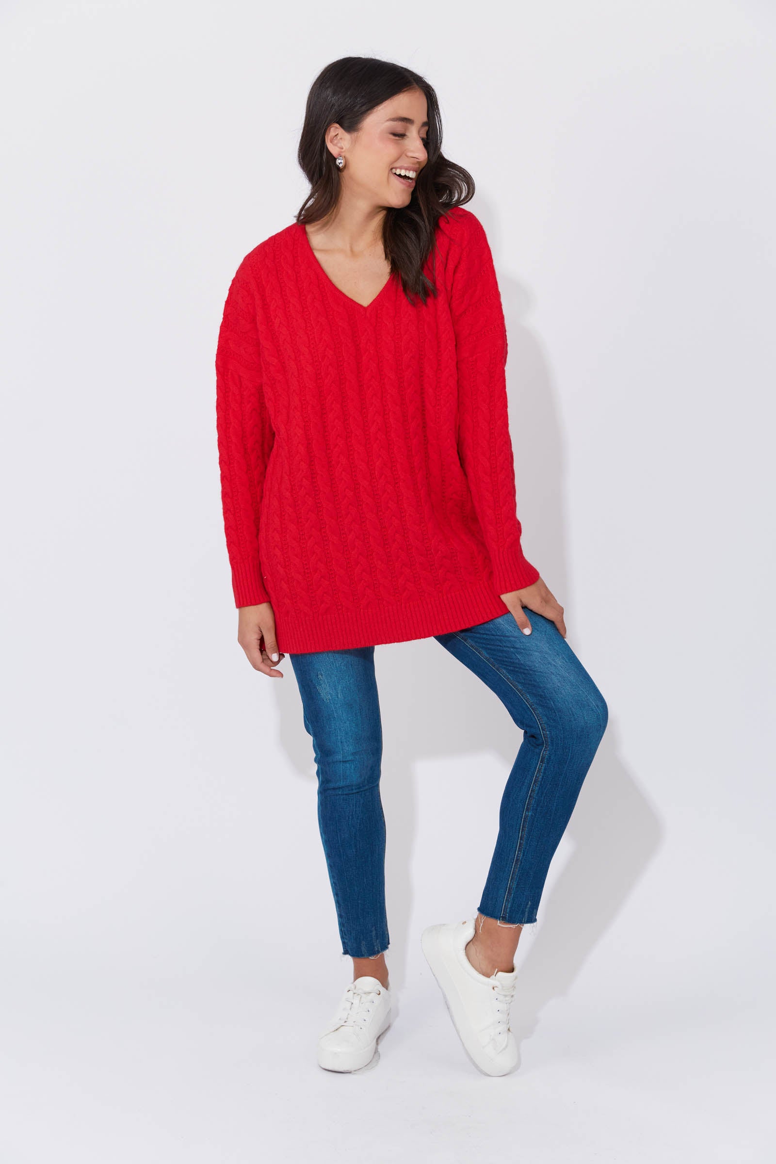 Cadiz Jumper - Chilli