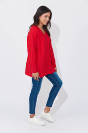 Cadiz Jumper - Chilli