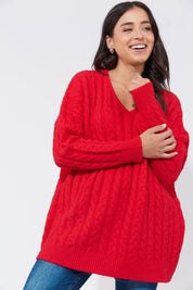 Cadiz Jumper - Chilli