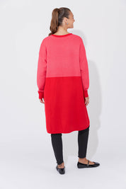 Cyprus Cardigan - Chilli/Pink