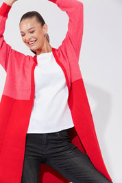 Cyprus Cardigan - Chilli/Pink
