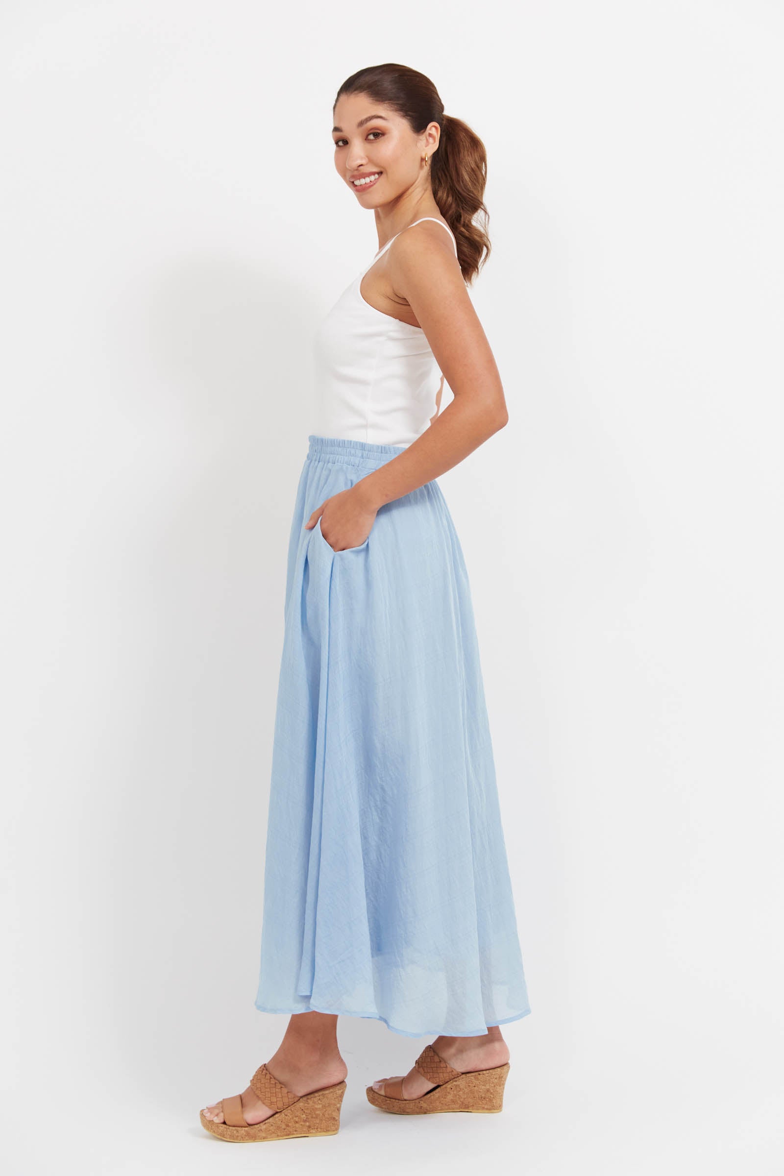 Baja Maxi Skirt - Safira