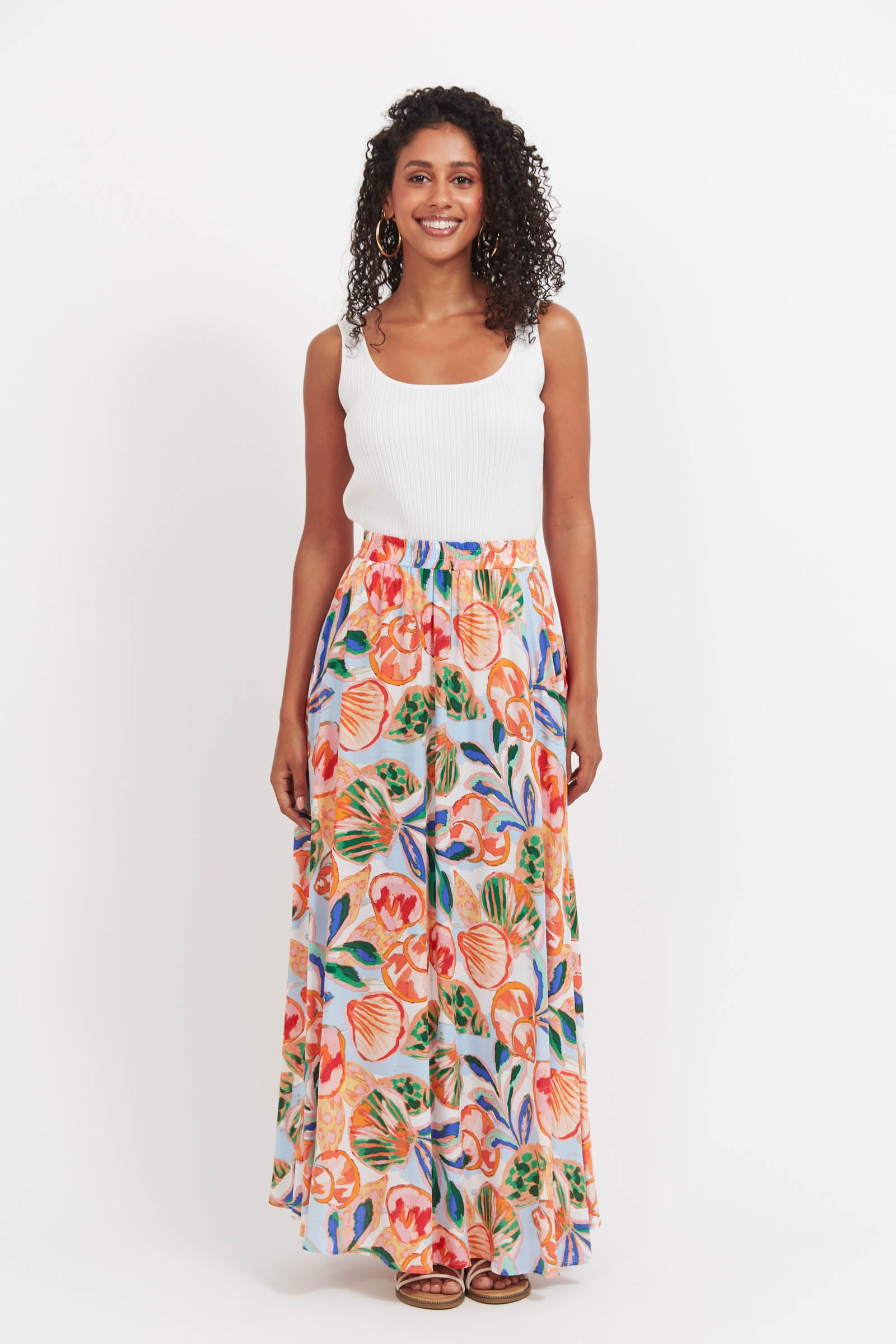 Baja Maxi Skirt - Tide