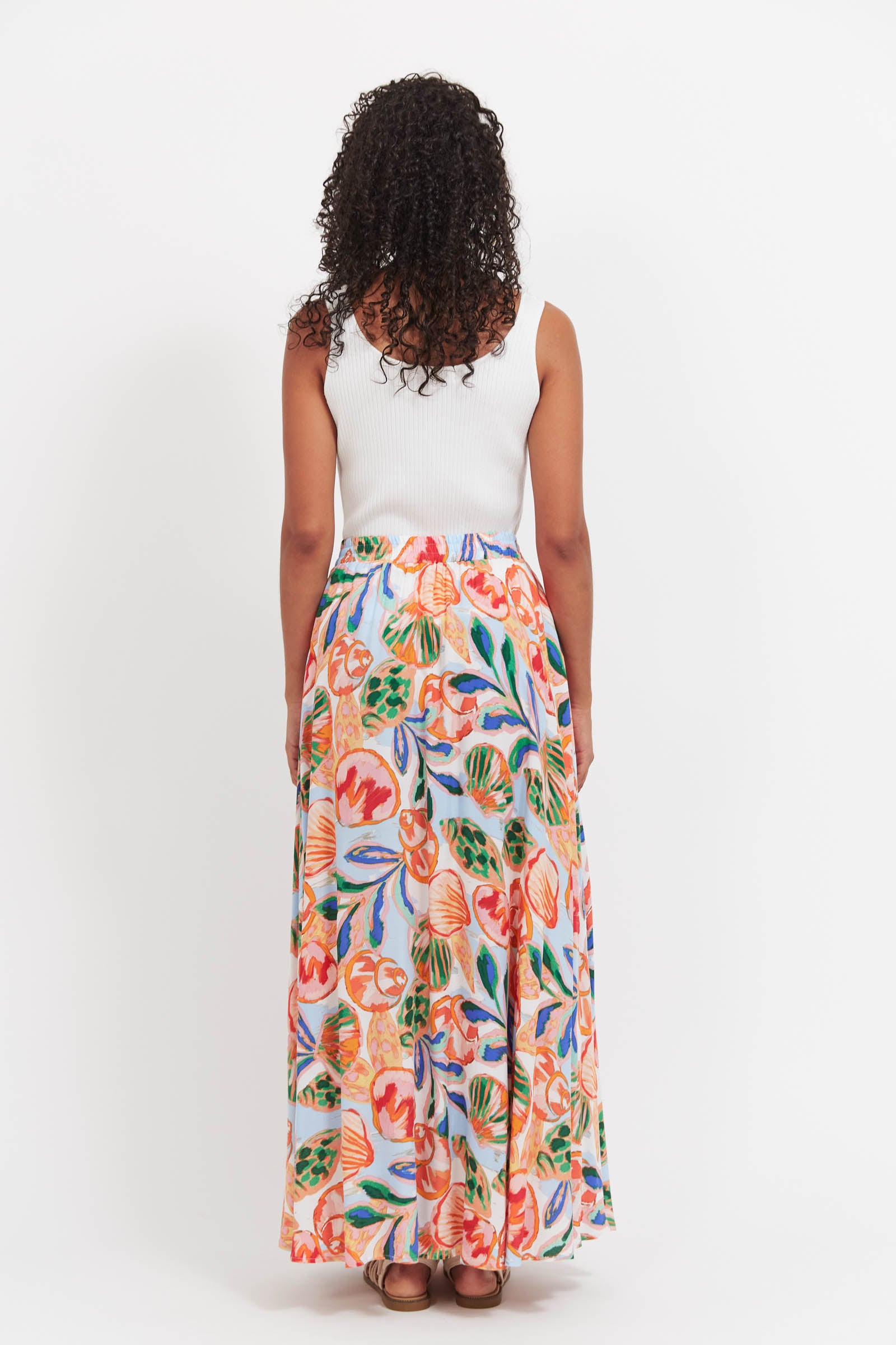Baja Maxi Skirt - Tide