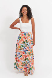 Baja Maxi Skirt - Tide
