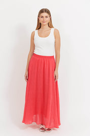 Baja Maxi Skirt - Punch
