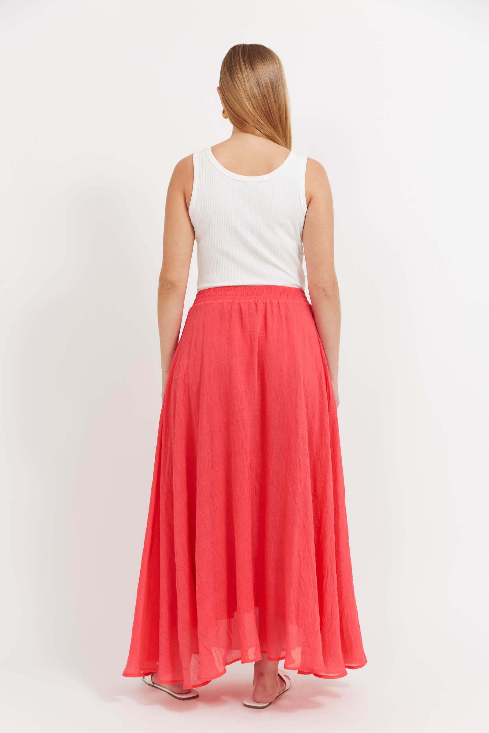 Baja Maxi Skirt - Punch