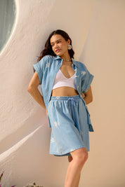 Montego Denim Short - Safira