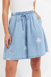Montego Denim Short - Safira