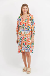 Baja Relaxed Dress - Tide