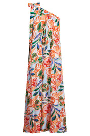 Baja One Shoulder Dress - Tide