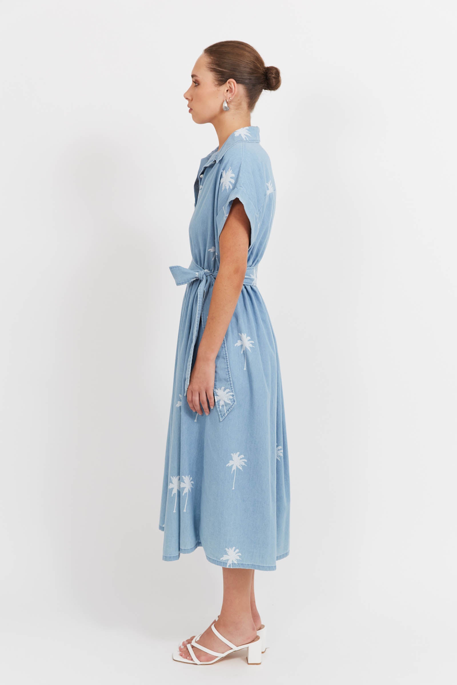 Montego Denim Shirt Dress - Safira