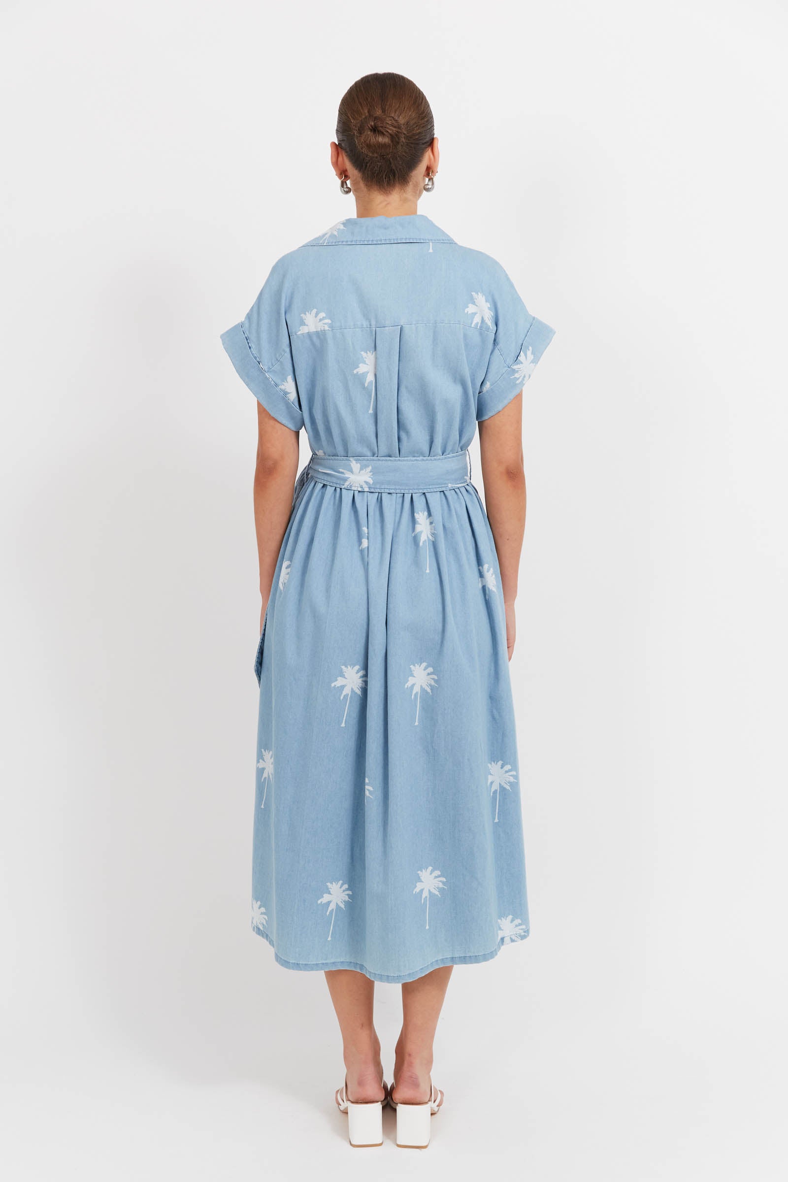 Montego Denim Shirt Dress - Safira