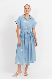 Montego Denim Shirt Dress - Safira