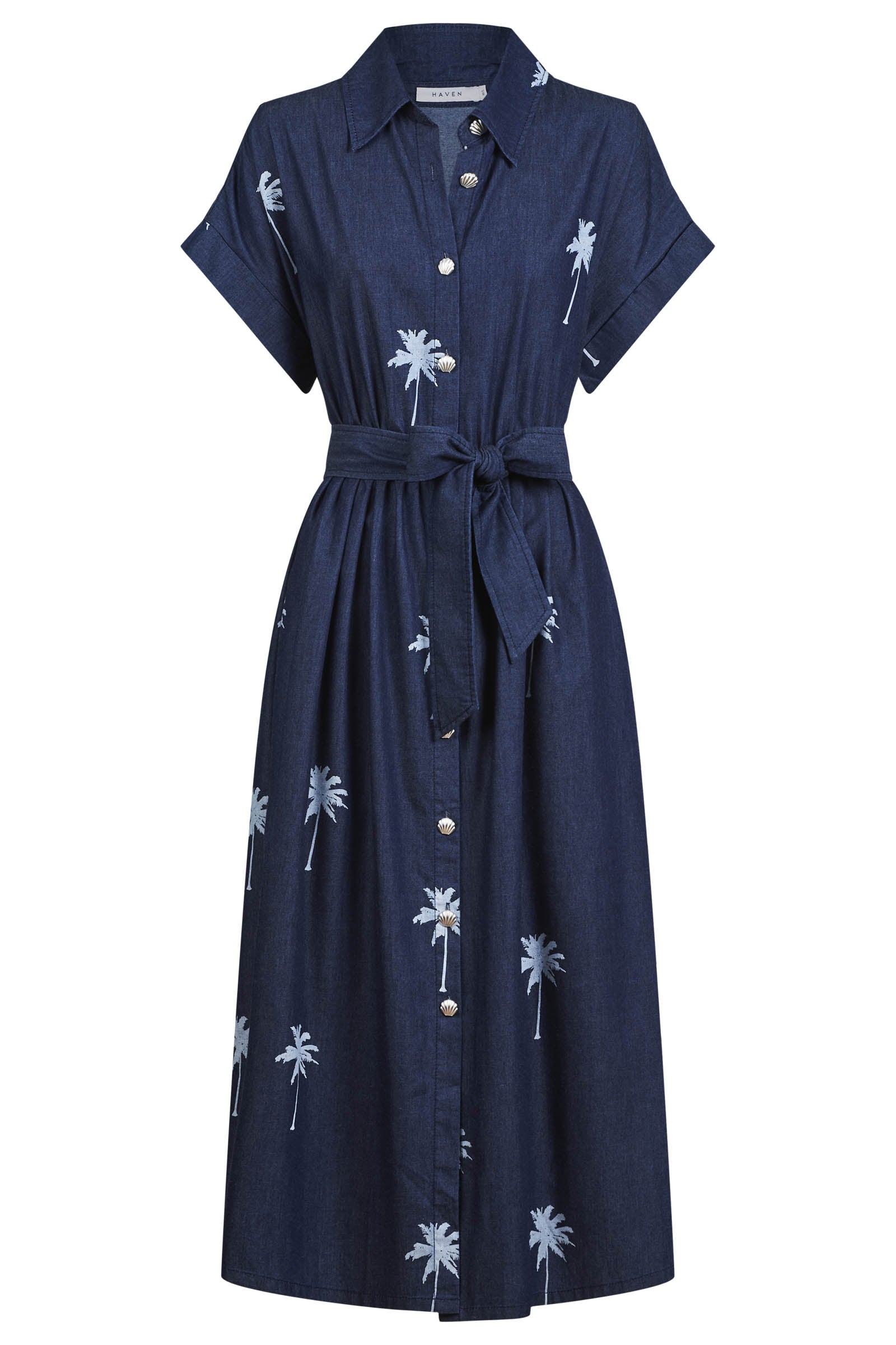 Montego Denim Shirt Dress - Indigo