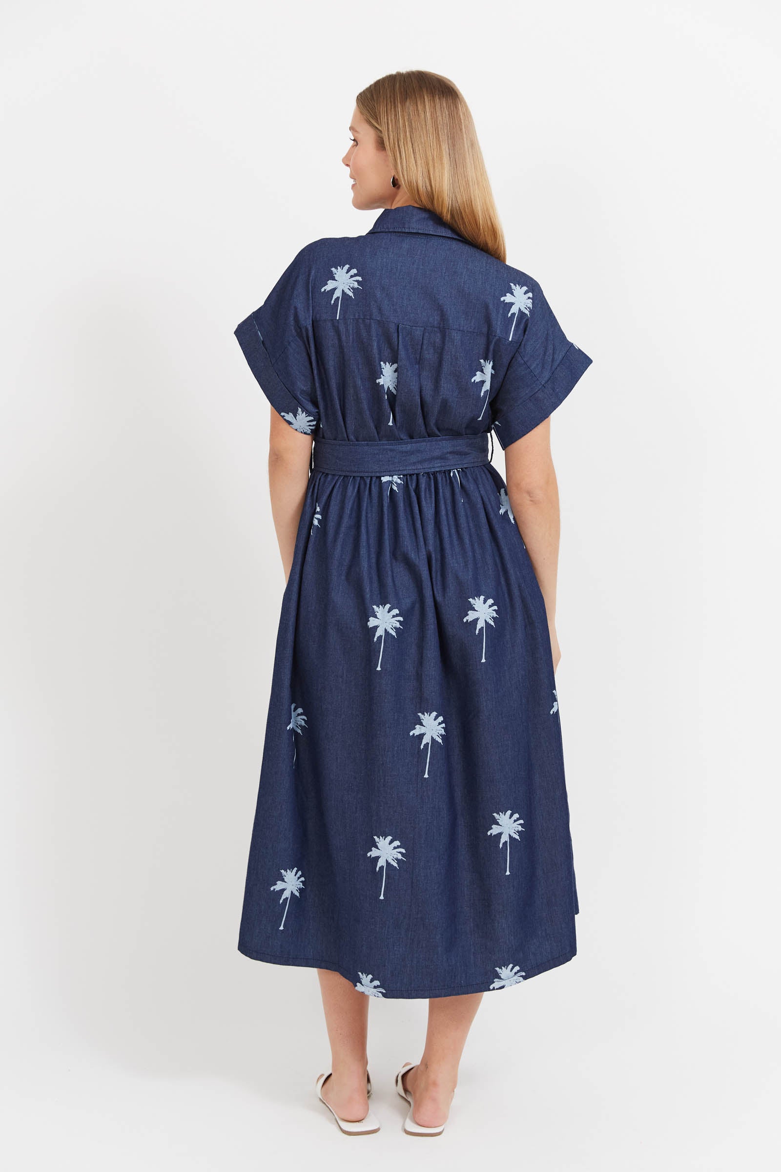 Montego Denim Shirt Dress - Indigo