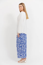 Bahama Button Tie Top - White