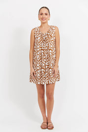 Bahama Tie Dress - Opus Tan