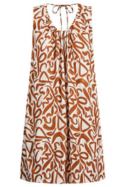 Bahama Tie Dress - Opus Tan