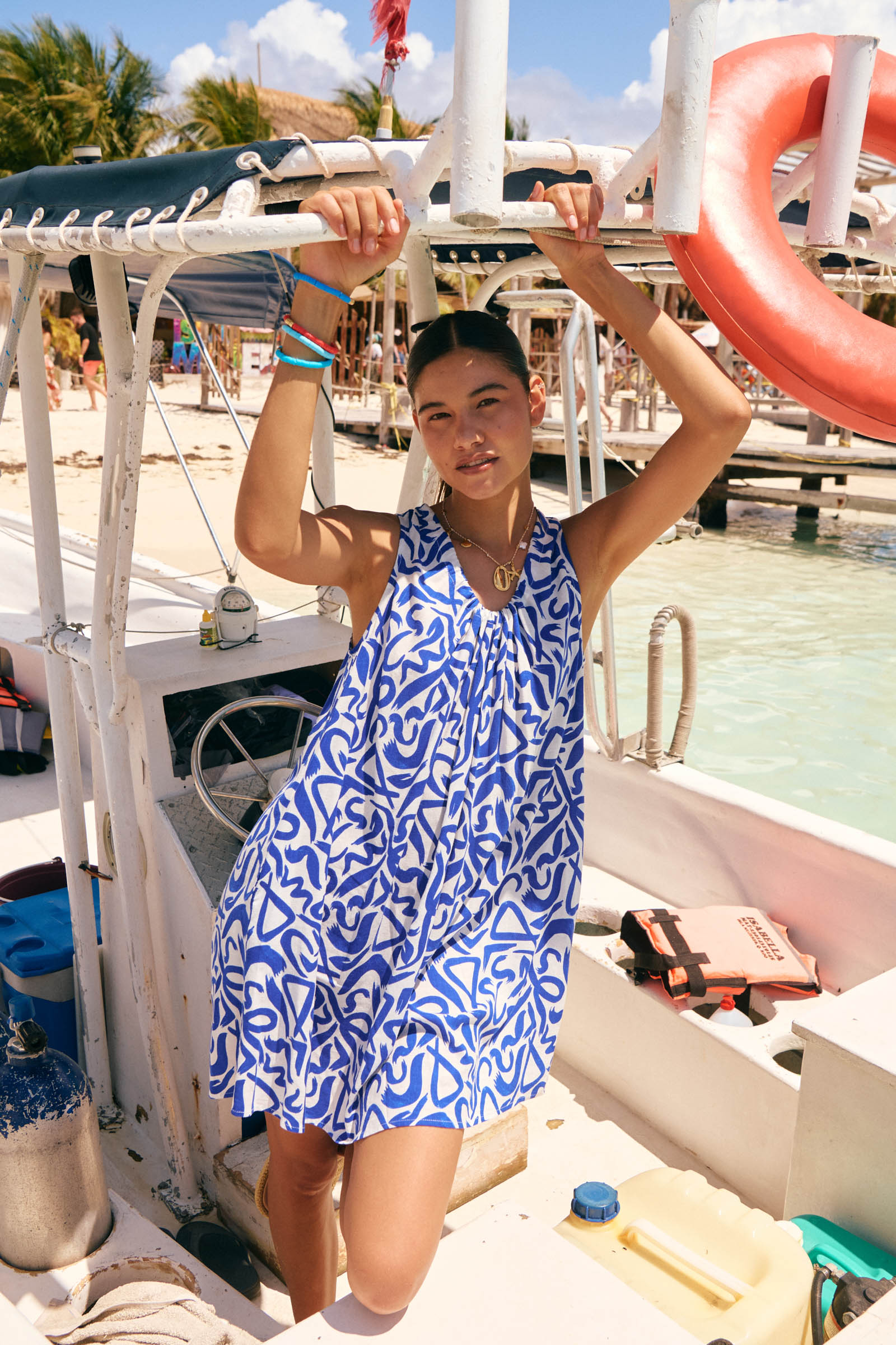 Bahama Tie Dress - Opus Azul