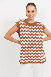 Jamaica Knit Top - Tan