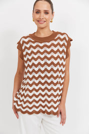 Jamaica Knit Top - Tan