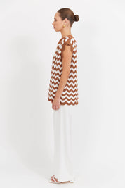 Jamaica Knit Top - Tan