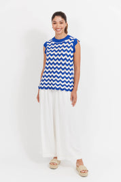 Jamaica Knit Top - Azul