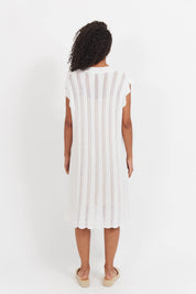 Jamaica Knit Dress - White