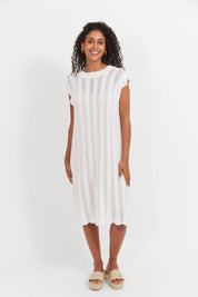 Jamaica Knit Dress - White