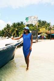 Jamaica Knit Dress - Azul