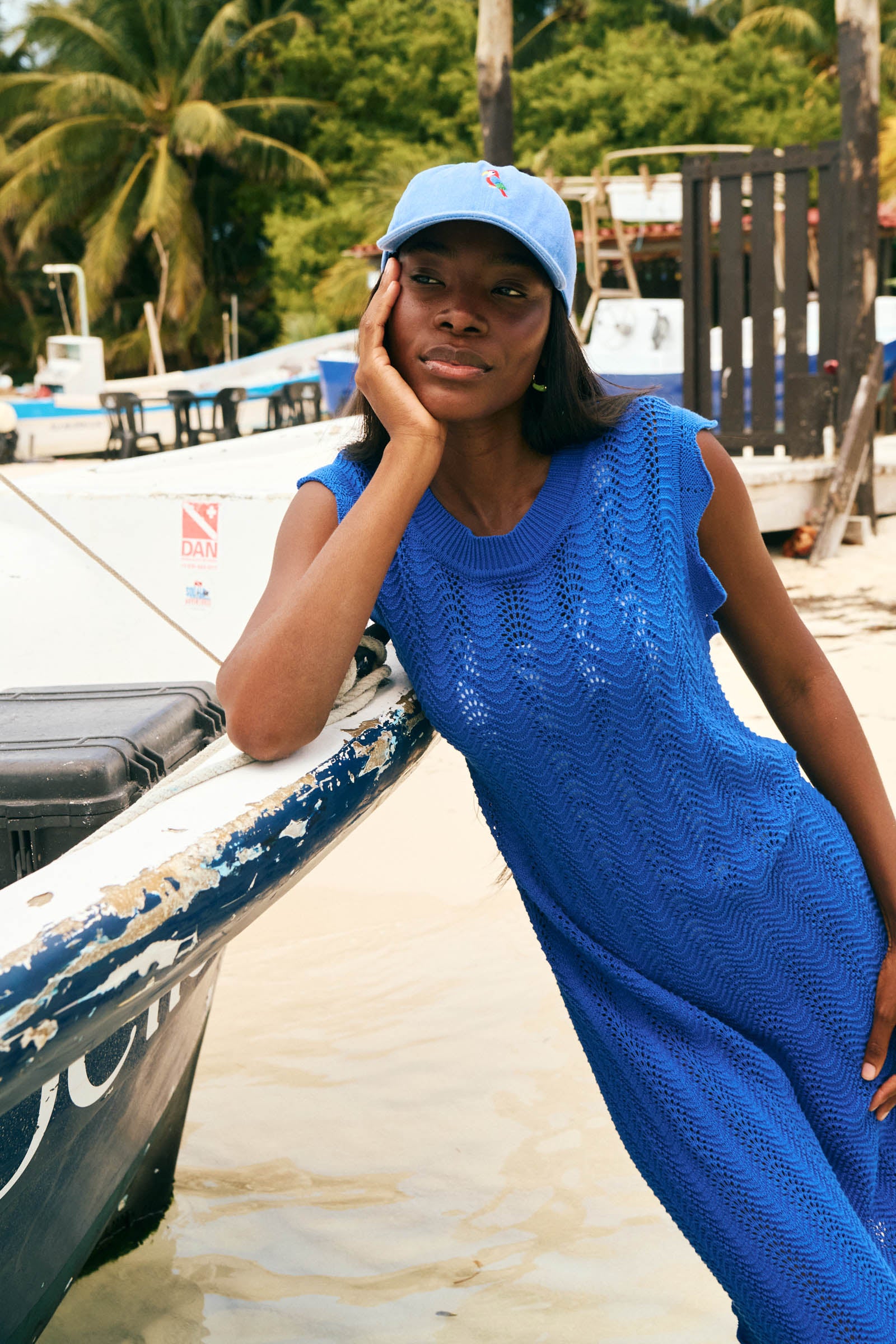Jamaica Knit Dress - Azul