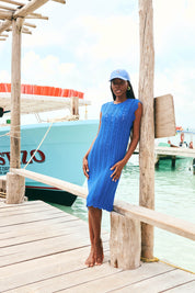 Jamaica Knit Dress - Azul