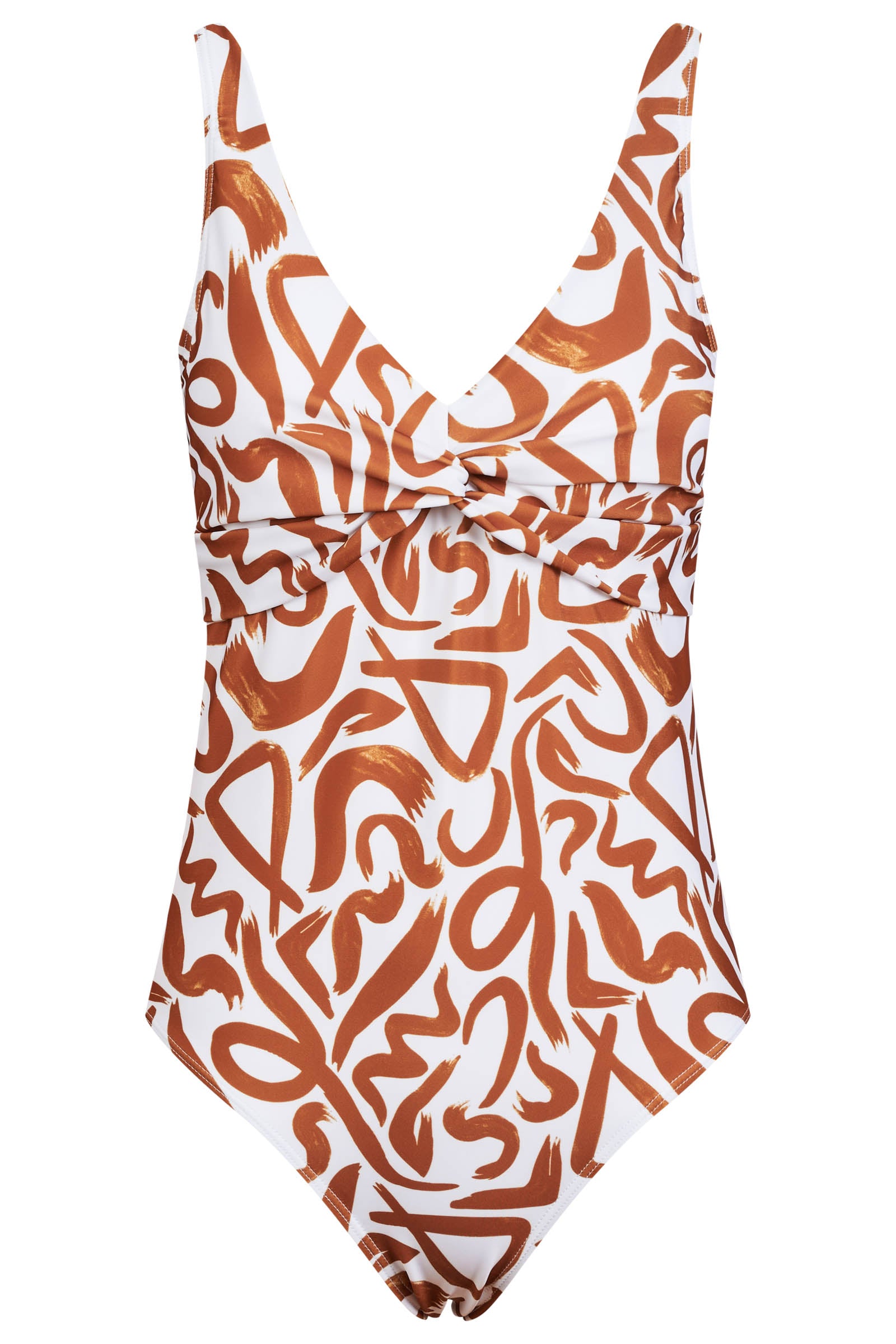 Bahama Twist One Piece Swimsuit - Opus Tan