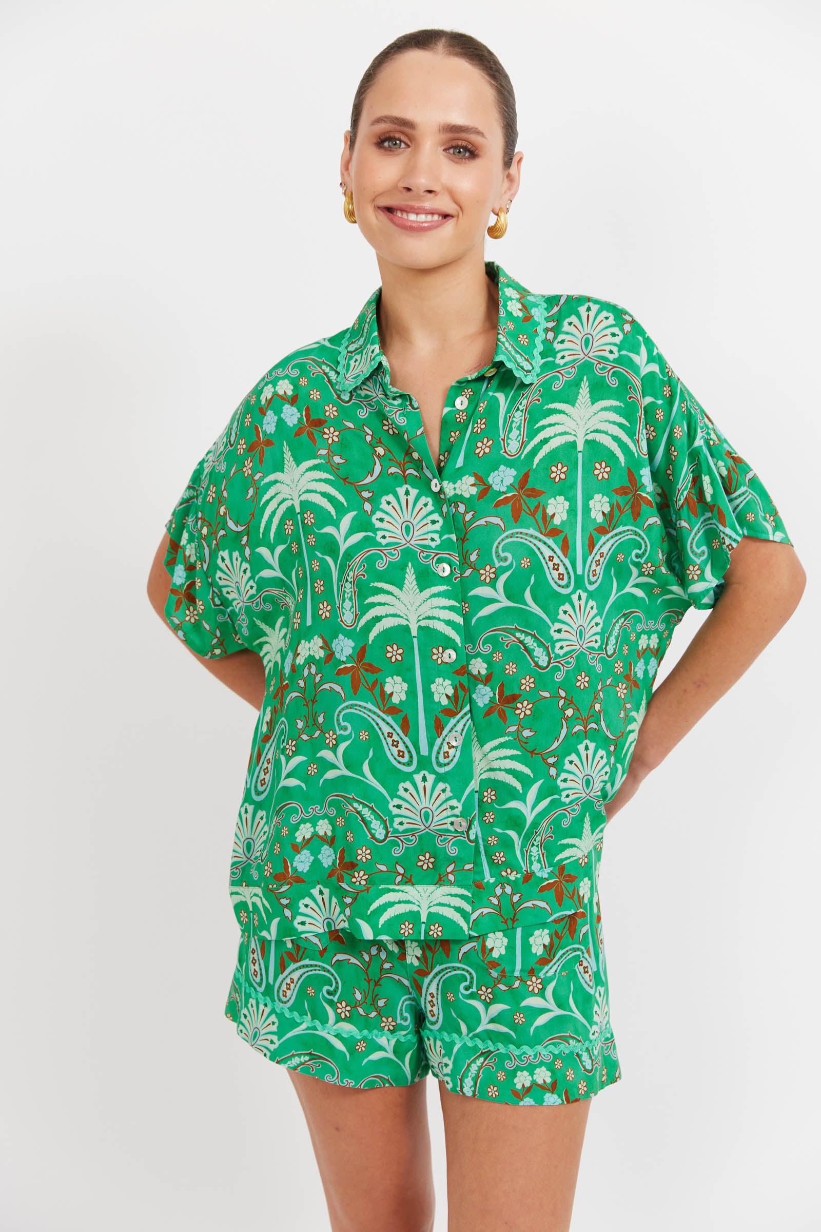 Haiti Shirt - Palms